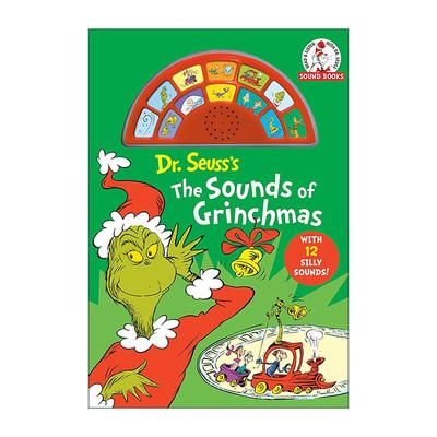 英文原版 Dr. Seuss's The Sounds of Grinchmas with 12 Silly Sounds 苏斯博士 圣诞怪杰之声与其他声音 进口英语原版书籍