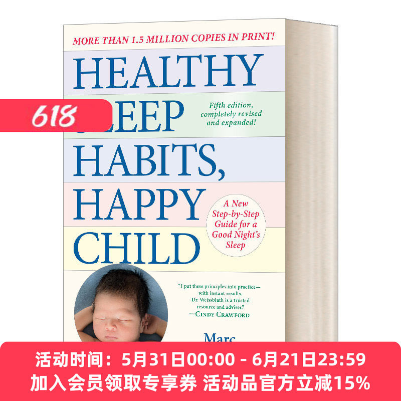 英文原版 Healthy Sleep Habits  Happy Child 5th Edition 健康的睡眠习惯 快乐的宝宝 英文版 进口英语原版书籍