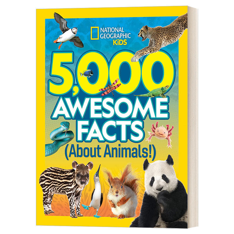 5000个关于动物的惊人事实 英文原版5,000 Awesome Facts About Animals美国国家地理 儿童科普百科 精装 英文版 进口英语原版书籍