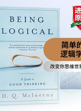 正版 简单的逻辑学 英文原版 Being Logical A Guide to Good Thinking 思维导图指南 哲学书逻辑学科普入门书籍 英文版进口英语书