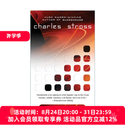 英文原版 Accelerando Singularity 03 末日奇点系列3 加速器 硬科幻小说 雨果奖得主Charles Stross 英文版 进口英语原版书籍