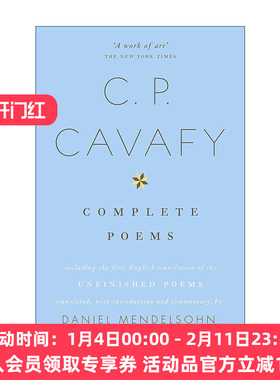 英文原版 The Complete Poems of C.P. Cavafy 卡瓦菲斯诗歌全集 英文版 进口英语原版书籍