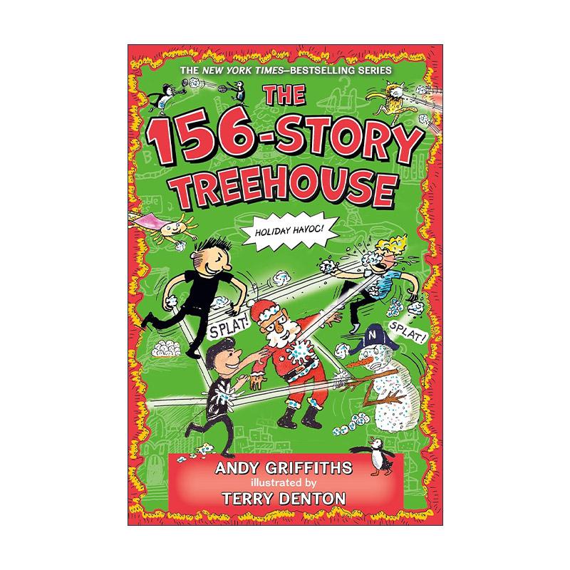 英文原版 The 156-Story Treehouse 小屁孩树屋历险记 156层树屋故事 英文版 进口英语原版书籍