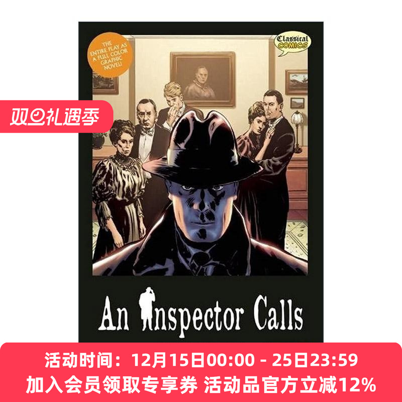 英文原版 An Inspector Calls The Graphic Novel Original Text 罪恶之家 巡官登门 经典文学全彩漫画版 英文版进口英语原版书籍