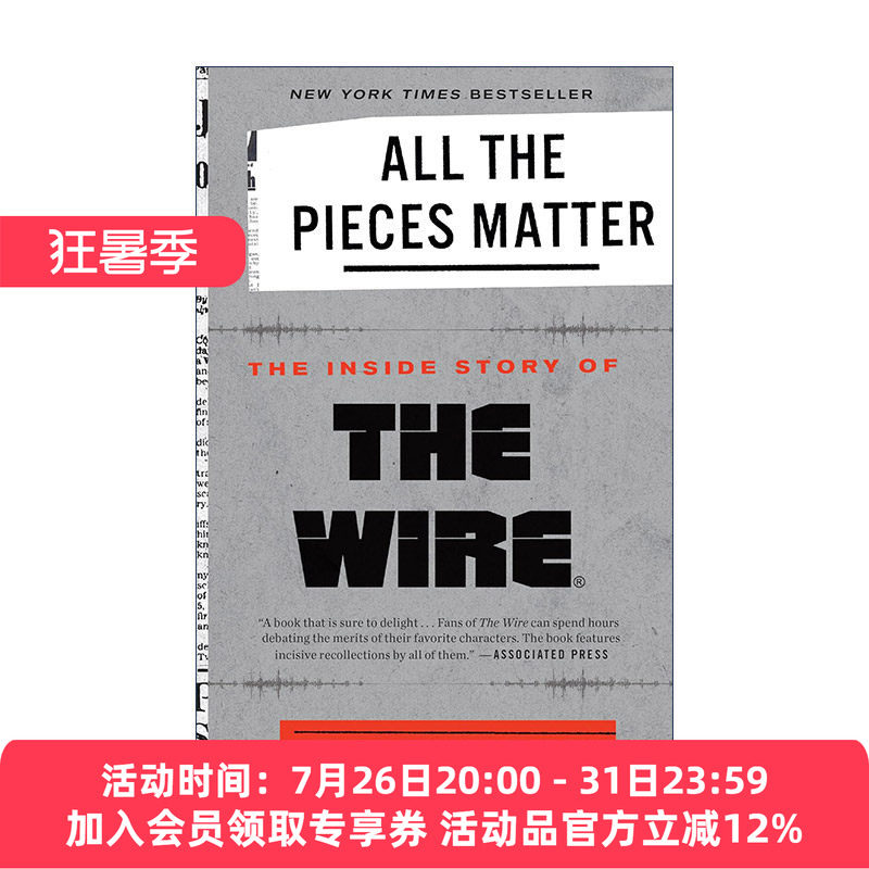 英文原版 All the Pieces Matter 所有的细节都很重要 HBO美剧火线内幕故事 Jonathan Abrams 英文版 进口英语原版书籍