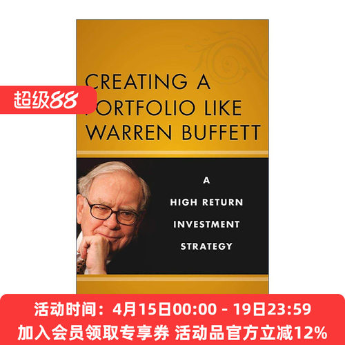 英文原版 Creating a Portfolio Like Warren Buffett 巴菲特高收益投资策略 精装 英文版 进口英语原版书籍