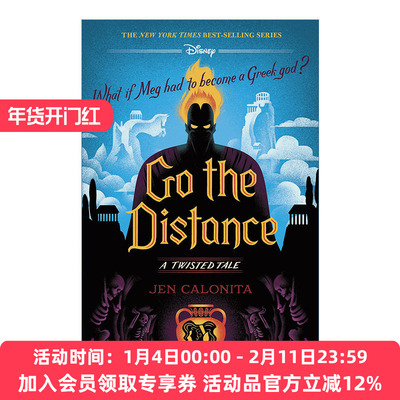 大力士海格力斯 迪士尼反转故事系列 英文原版 Go the Distance: A Twisted Tale Jen Calonita 精装 英文版 进口英语原版书籍