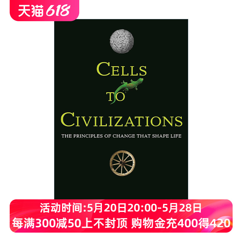 英文原版 Cells to Civilizations 从细胞到文明 改变生命的原则 进化 生物学 Enrico Coen英文版 进口英语原版书籍 书籍/杂志/报纸 科普读物/自然科学/技术类原版书 原图主图