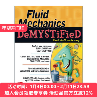英文原版 Fluid Mechanics Demystified 流体力学 自学向导系列 英文版 进口英语原版书籍
