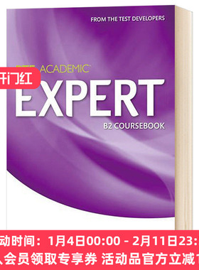 PTE学术英语考试B2教材 英文原版 Expert Pearson Test of English Academic B2 Standalone Coursebook PTE 培生学生用书 英文版