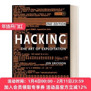 黑客之道 英文原版 Hacking 2nd Edition The Art of Exploitation 漏洞发掘的艺术 第二版 计算机 技术 英文版 进口英语原版书籍