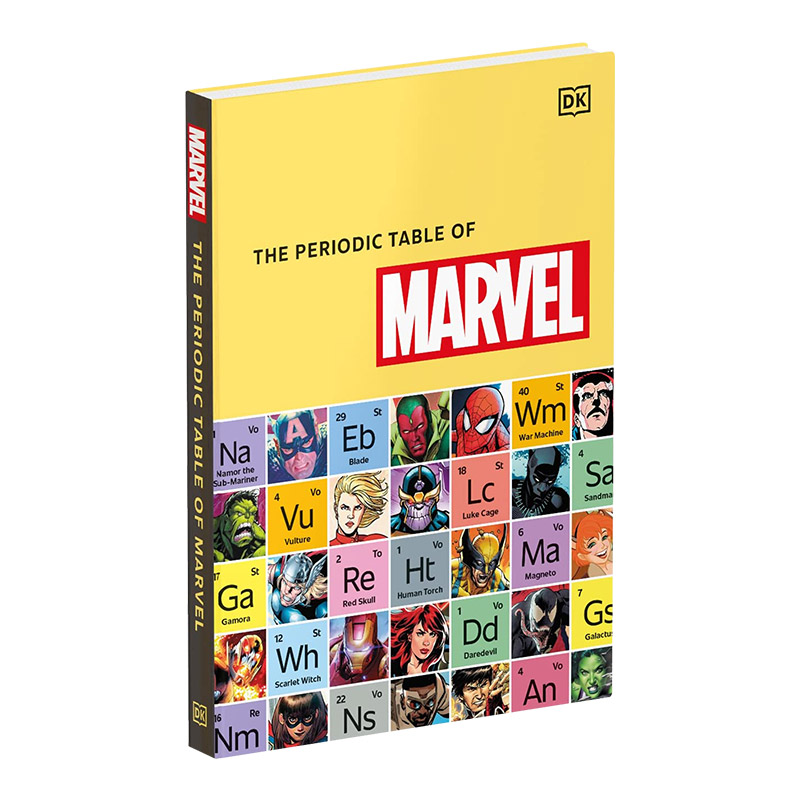 英文原版 The Periodic Table of Marvel 元素周期表百科书 DK漫威 精装 化学元素视觉科普指南 DK少儿百科 进口英语书籍