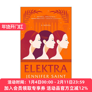 英文原版 Elektra 厄勒克特拉 Jennifer Saint新作 古希腊神话小说 英文版 进口英语原版书籍