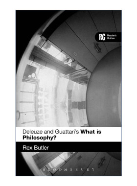 导读德勒兹与加塔利  英文原版 Deleuze and Guattari's 'What is Philosophy 什么是哲学 雷克斯 巴特勒 英文版 进口英语原版书籍