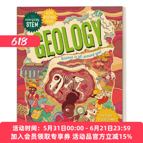 英文原版 Everyday STEM Science - Geology 地质学 儿童每日科学科普绘本 英文版 进口英语原版书籍