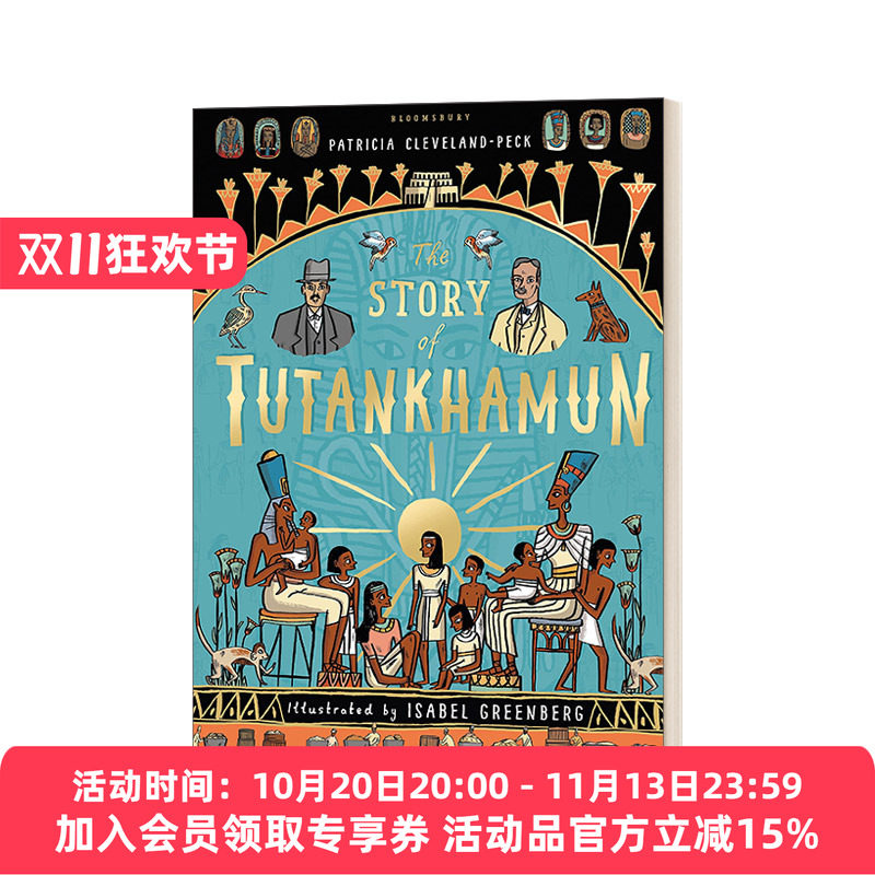 英文原版 The Story of Tutankhamun 图坦卡蒙的故事 精装 儿童探索古埃生活财富启发想象力益智儿童绘本 英文版 进口英语原版书籍