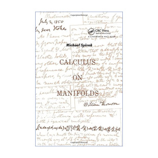 一些经典 微积分 Manifolds 流形上 定理 进口英语原版 Calculus 英文版 英文原版 书籍 现代化处理 高等微积分中