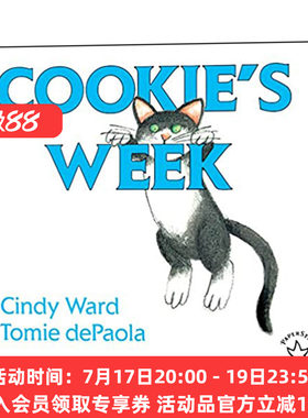 英文原版 Cookie's Week 小点心的一周 星期概念认知 英文版 进口英语原版书籍