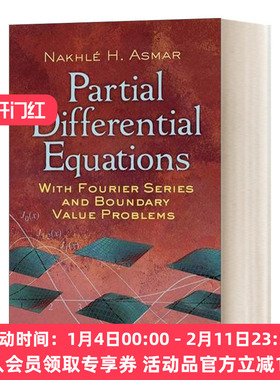 傅里叶级数偏微分方程与边值问题 英文原版 Partial Differential Equations with Fourier Series 第三版 英文版 进口英语原版书
