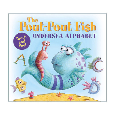 英文原版 The Pout-Pout Fish Undersea Alphabet 噘嘴鱼之海底字母表 纸板书 英文版 进口英语原版书籍