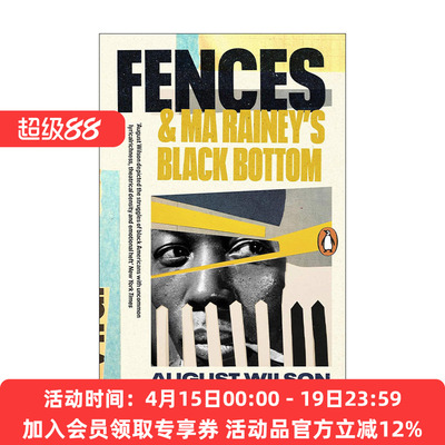 英文原版 Fences & Ma Rainey's Black Bottom 蓝调天后 奥古斯特·威尔逊经典戏剧 同名电影原著 英文版 进口英语原版书籍