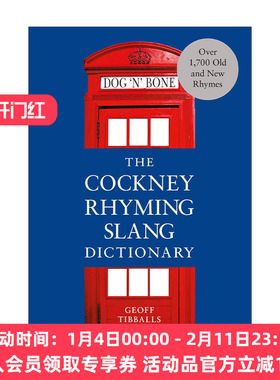英文原版 The Cockney Rhyming Slang Dictionary 伦敦押韵俚语词典 英文版 进口英语原版书籍