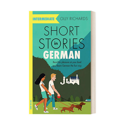 英文原版 Short Stories in German for Intermediate Learners 适合中级学者的德语短篇故事 小语种 英文版 进口书