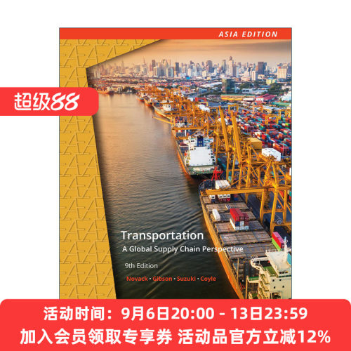 英文原版 Transportation A Global Supply Chain Perspective 交通运输 全球供应链角度 第9版 英文版 进口英语原版书籍