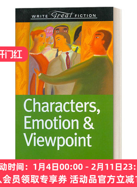 英文原版 Characters, Emotion & Viewpoint 这样写出好故事 塑造动态人物和有效观点 Nancy Kress 英文版 进口英语原版书籍