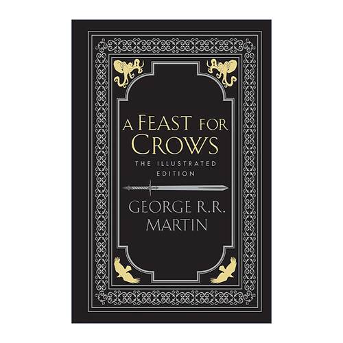 英文原版 A Feast for Crows Illustrated Edition 冰与火之歌4 群鸦的盛宴 大开本精装插图版 英文版 进口英语原版书籍