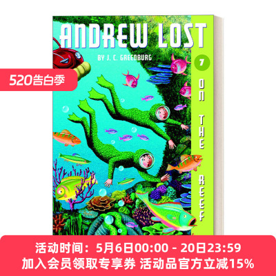 英文原版 On the Reef Andrew Lost #7 安德鲁不见了系列7 英文版 进口英语原版书籍