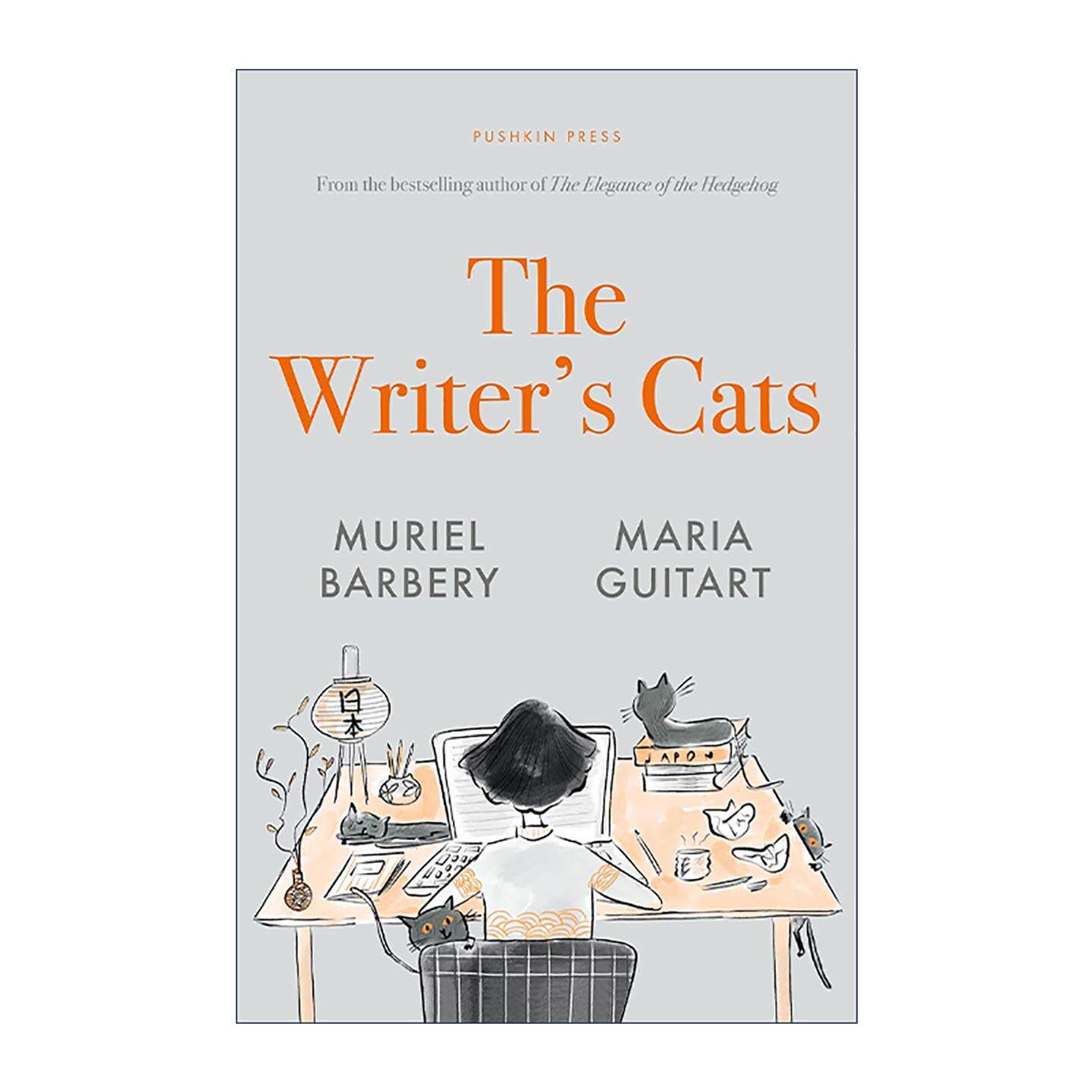 英文原版 The Writer's Cats 作家的猫 精装插画 法国畅销作家妙莉叶·芭贝里 英文版 进口英语原版书籍