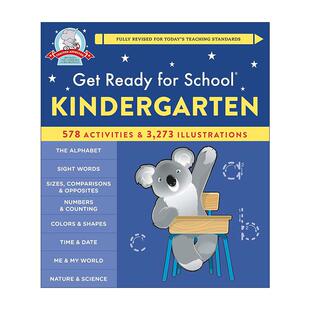 英文原版 Get Ready for School Kindergarten 入学准备 幼儿园综合活动练习册 早教 英文版 进口英语原版书籍