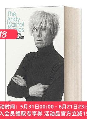 英文原版 The Andy Warhol Diaries Edited by Pat Hackett 安迪 沃霍尔日记 现代经典 英文版 进口英语原版书籍