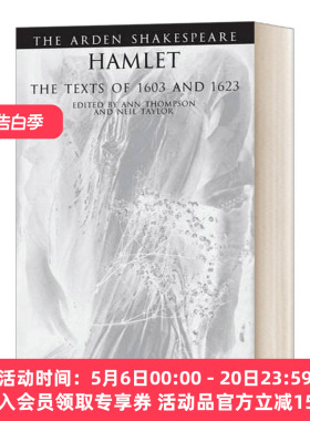 英文原版 Hamlet The Texts Of 1603 And 1623 阿登版莎士比亚 哈姆雷特 1603版与1623版 英文版 进口英语原版书籍
