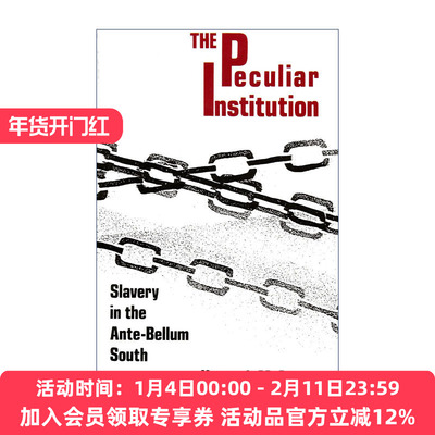 英文原版 Peculiar Institution 特殊制度 内战前南方的奴隶制 美国历史 Kenneth M. Stampp 英文版 进口英语原版书籍