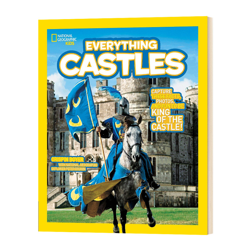 英文原版 National Geographic Kids Everything Castles 国家地理儿童版百科书 城堡 英文版