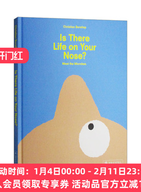 英文原版 Is There Life on Your Nose Meet the Microbes 鼻子里的生命 儿童微生物科普百科绘本精装5-9岁 英文版 进口英语书籍