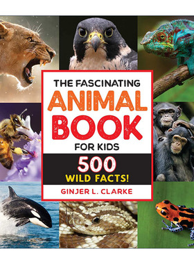 英文原版 The Fascinating Animal Book for Kids 500个关于动物的野生事实 儿童科普 英文版 进口英语原版书籍