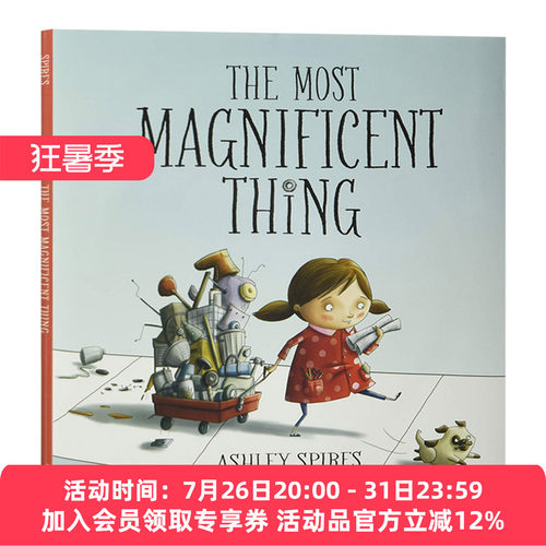 英文原版 The Most Magnificent Thing 最美妙的事情 了不起的杰作 精装绘本 英文版