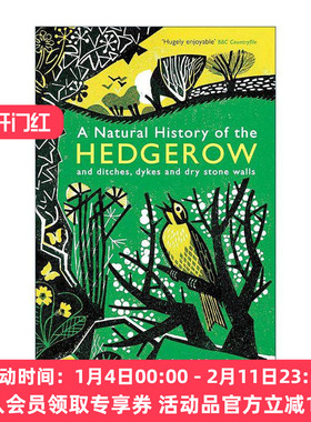 英文原版 A Natural History of the Hedgerow 树篱 沟渠 堤坝和干石墙的博物志 约翰?莱特 英文版 进口英语原版书籍