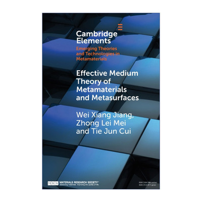 英文原版 Effective Medium Theory of Metamaterials and Metasurfaces 超材料和超表面的有效介质理论 剑桥超材料新兴理论和技术