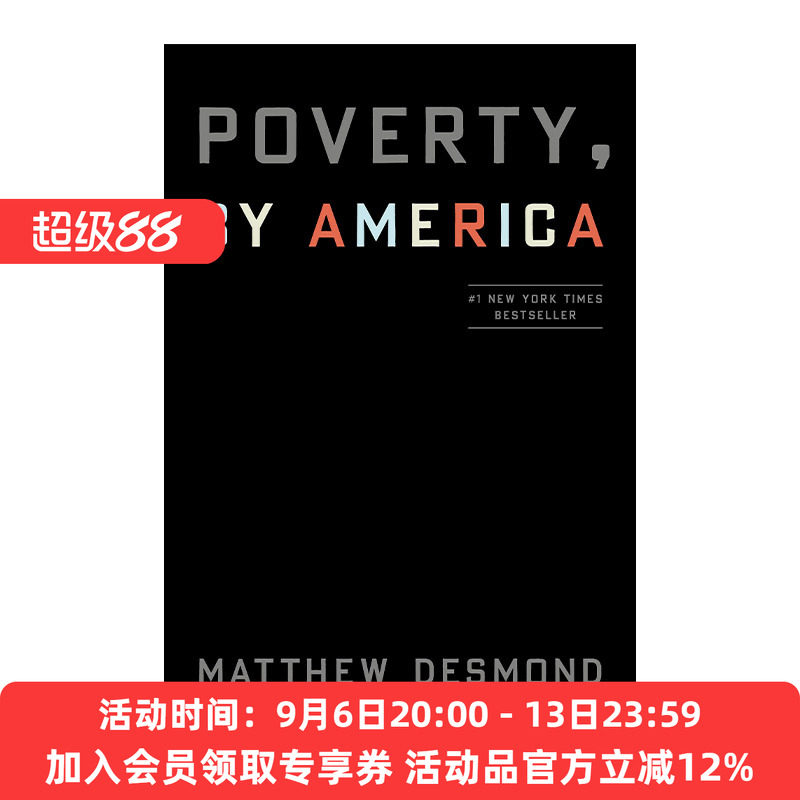英文原版 Poverty, by America 美国的贫穷 扫地出门作者Matthew Desmond马修·德斯蒙德 精装 英文版 进口英语原版书籍