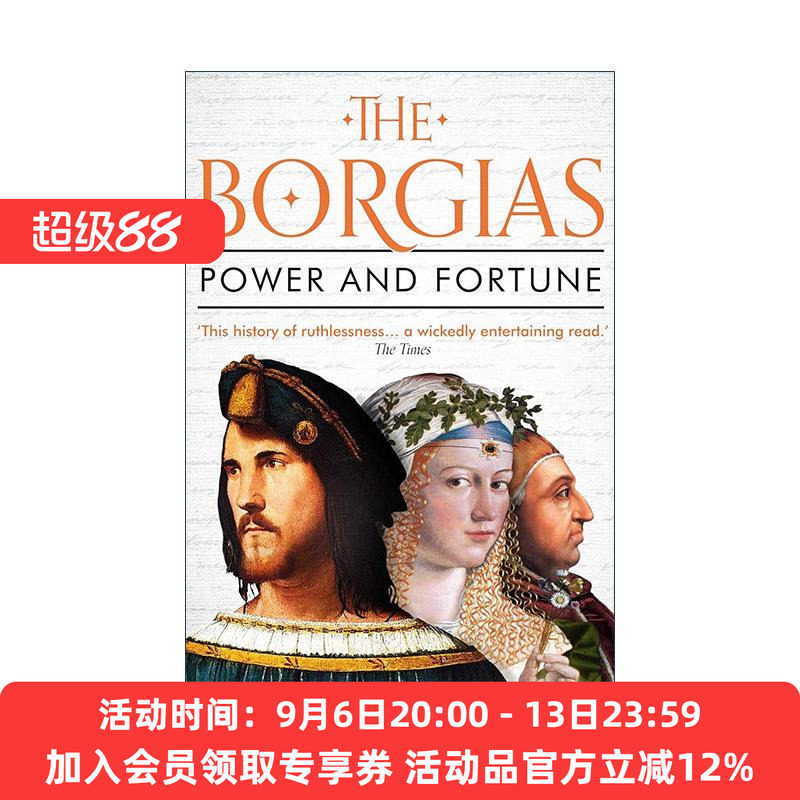 英文原版 The Borgias 波吉亚家族兴衰史 权力与财富 英文版 进口英语原版书籍