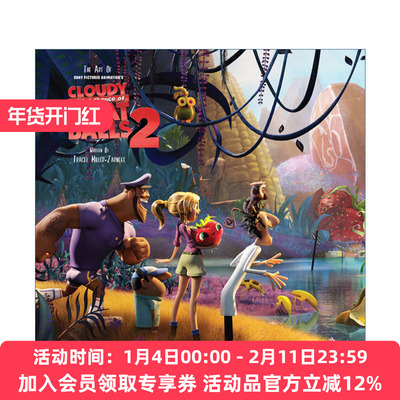 英文原版 The Art of Cloudy with a Chance of Meatballs 2 美食从天降 天降美食 精装艺术设定集2 动画电影 进口英语原版书籍
