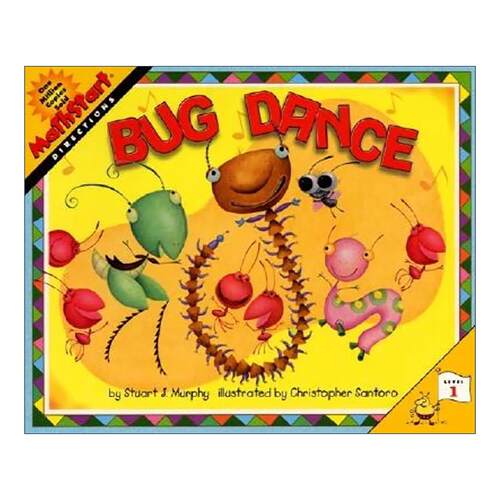 英文原版 Mathstart Level 1 Bug Dance 数学启蒙绘本1级 英文版 进口英语原版书籍