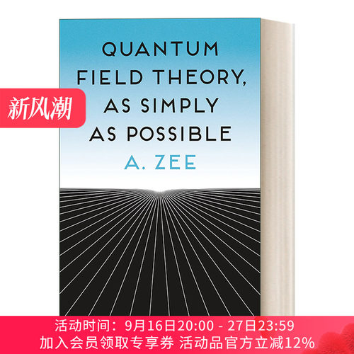 英文原版 Quantum Field Theory as Simply as Possible 量子场论其实很简单 A Zee徐一鸿 精装 英文版 进口英语原版书籍