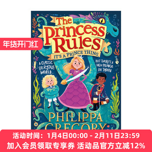 英文原版 It's a Prince Thing 公主守则2 少儿插画冒险故事书 畅销历史作家菲利帕·格里高利 英文版 进口英语原版书籍