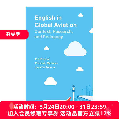 英文原版 English in Global Aviation 全球航空业英语用法 专门用途英语研究方法 英文版 进口英语原版书籍