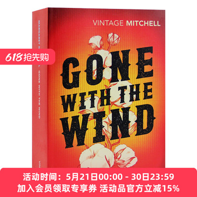 乱世佳人英文原版 Gone with the Wind 飘 玛格丽特 米切尔 Vintage经典系列 英文版 进口英语原版书籍